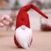 Dekoracje świąteczne Gnomy Handmade Szwedzki Tomte Santa Skandynawska Figurka Pluszowa Elf Lalki Ozdoby XBJK2108