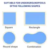 Round Pool Cover Solar Tarpaulin Swimming Protection Heat Insulation Film For Indoor Outdoor Accessories 4020613