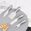 stainless steel cheese knife set