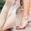 Anklets Boniskiss Girl Casual/Sporty Rose Gold/Silver Color Stainless Steel Women Ankle Infinity Bracelet Jewelry Marc22