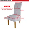 1/2/4/6 ADET kadife kumaş XL boyutu sandalye kapak özel büyük spandex yüksekliği arka koltuk kapakları yemek odası ziyafet 211105