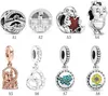 New Arrival 925 Sterling Silver New School Castle Koraliki DIY Fit Original European Charm Bransoletka Moda Kobiety Biżuteria Akcesoria