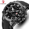 CHEETAH Men Watch Top Luxury Brand Sport Orologi al quarzo impermeabili Mens Cronografo Alarm Watch Dual Display Orologi maschili 210517