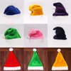 Christmas Decorations Party Hats Plush Christmas Hat Red Pink Xmas Adult Hat 29*39cm w-01273