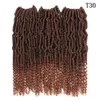 BOMB TWIST TPassion Spring Twists Synthetic Crochet Hair Extensions 14 18 inch Ombre Crochet Braids Fluffy Curly Bomb Twist Braiding Hair