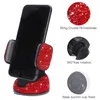 Phone Holder for Car Windshield Mount BLING Diamond Strong Sticky Functional Dashboard Air Vent Women Auto Accessories Red Pink