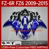 Corpo de Moto para Yamaha FZ6 FZ 6 R N 600 6R 6N FZ-6N 09-15 Bodywork 103No.186 FZ600 FZ6R FZ-6R 09 10 11 12 13 14 15 FZ6N 2009 2010 2012 2012 2014 2015 Faires OEM Lustroso