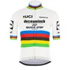 Julian Alapilippe World Cycling Jerseyセットクイックステップ服ロードバイクスーツ自転車MTBユニフォームマイヨットレーシングセット