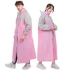 Manteaux de pluie pour femmes 5 couleurs femmes hommes grand coupe-vent long imperméable couverture de pluie hommes et femmes randonnée moto vélo costume imperméable