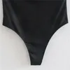 Seksowna kobieta czarna szczupła kantar Bodysuit Summer Mash