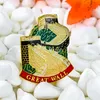 Pins, broscher National Badge Kinesisk Stor Vägg Pin Gift Souvenir Kina Travel Brosch Väska Backpack Coat Reklam Smycken Medalj