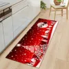 Kerstmis moderne keuken mat thuis deur mat hal slaapkamer woonkamer decoratie vloer tapijt balkon badkamer antislip tapijt