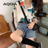 Frühling Koreanischen Stil Druck Frauen Bluse Button Up Langarm Weiß Damen Shirts Lose Drehen-unten Kragen Weibliche Kleidung 210521