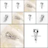 Jewelry Settings Pendant Bail Pearl Fine Diy S925 Connector Small Charm 925 Sterling Sier 10 Pieces Drop Delivery 2021 Kpi5F