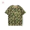 Mens T Shirts Carton Camouflage Tryckt avslappnade män Kort ärm Tshirts Women Hip Hop Streetwear Tees St2201