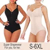 여성 플러스 사이즈 바디 수트 Shapewear 슬리밍 배가 통제 전신 셰이퍼 팬티 클립 zip 브래지어 콜롬비아 나스 오버 버스