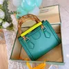 Designers Bags Women Bamboo Joint Handbag Color Matching Buckles Large Capacity Ladies Shopping Bag Vintage Style Fashion CrossbodyBags With Box