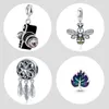 Womens Collection 925 Sterling Silver Charm Dreamcatcher Coffee Cup Airballoon Charms Beads Fit Pandora Bracelet Bangles With Original Box