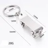 DHL metal key chain scooter Fidget toys skateboarder's portable finger skateboard toy Christmas present