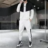 남자 Tracksuits 정장 스티치 윈드 브레이커 스포츠웨어 얇은 사용자 정의 인쇄 휘트니스 스포츠 셔츠 6X