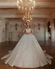 Luxe Dubai perles robe De bal robes De mariée chérie cristal robes De mariée grande taille sur mesure Vestidos De Novia