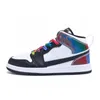 Chaussures de basket-ball pour enfants Fearless TD Fragment Design Blue Chill Chile Red Baskets pour bébé garçon et fille Baskets pour grands enfants Have a Good Game Mid Camo Patent Bred