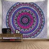 NOUVEAUMandala Tapisserie Coloré Bohème Tapisserie Tenture Murale Pour Chambre 130x150cm Polyester Tapis De Yoga Décoration De La Maison 18 Modèles CCD8009