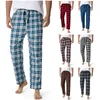 plaid pyjamas hose