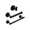 zwarte badkamer hardware -accessoires