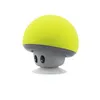 Favore di partito Cartone animato Mini portatile Piccolo fungo Testa Altoparlante Bluetooth senza fili Supporto per telefono a ventosa in silicone Audio