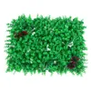 Fiori decorativi Corone Artificiale Foglia Artificiale Recence Rete Hedges Faux Ivy Vine Decorazione della decorazione di simulazione Piante verdi