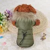 5 Size Pet Dog Coat Winter Warm Small Dog Clothes For Chihuahua Soft Fur Hood Puppy Jacket Clothing Dog Outerwear