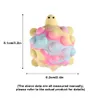 Fidget Toys 3D Turtle Shaped Squeeze Ball Doll Decompression Toy Silicone Children Ball Relief Its Anti-Stress Vent