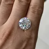 Grown Moissanite Stone 2Carat 8mm IJ Färg VVS1 Loose Moissanite Stone för ring Örhängen Smycken gör H1015