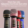 WS898 Bluetooth Handheld Microphone Wireless Karaoke Double Speaker Condenser Mic Player Singing for iOS Android Smart TV2620881