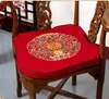 Custom Fine Broderi Joyous Gap Seat Pad Triangle Chair Cushion Anti-Slip Onormal Chinese Bomull Linen Etniska Konkava Sit Mats