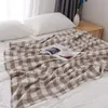 Couvertures japonais jeter couverture coton gaze Plaid canapé serviette doux chambre loisirs couvre-lit été Cool couette mince