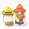 Abeille Gnome Scandinave Nain Suédois Poupée Guitare Couple Gnome Nouvelle Abeille Vitrine Maison Ferme Cuisine Décor pour Party Favor sxjun23