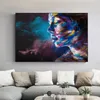 Toile d'art mural abstrait, peinture aquarelle, affiche de Portrait de femme, impression HD pour décoration de salon, 5417532