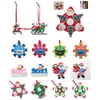 Árvore de Natal enfeites DIY Saudações Pingente Pendurado Xmas Cute Cough Deers Kid Presente Decorações de Natal W-00975