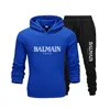 New Autumn and winter Men's Sets hoodies+Pants pattern Sport Suits Casual Sweatshirts Tracksuit 2021 Brand Sportswears-3xl