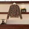 Sweater Autumn Leopard Cardigan Women Casual Loose Female Knitted Open Stitch Jumpers Street Outwear 210604