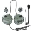 Nyaste taktiska headset med snabbhjälmskenadapter Militär Airsoft CS Shooting Headset Army Communication Tillbehör Q0630