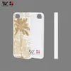 2021 Partihandel Back Cover Shell Telefonfodral Stötbeständig för iPhone 7 8 9 Plus X XS 11 Pro Max Trä TPU Vit Maple Leaf Printing