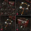 Other Bracelets Jewelry Drop Delivery 2021 Acacia House Antique Hanfu Piece Heat Shrinkable Cherry Blossom Bracelet Lolita Handmade Bkst4
