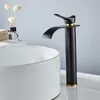robinets de salle de bain mélangeur en laiton antique