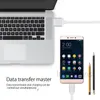 1.5M Micro USB Type-C Téléphone Câbles V8 Nylon Câble Chargeur Synchronisation Données Cordon De Charge pour Android Téléphone Portable cadeau sans Emballage