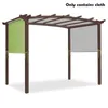Shade 5.2 2m Awning Sun Canopys Cover Sturdy Durable Replacement For Pergola Structures Only No Shelves Outdoor