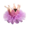Dog Apparel Pet Dogs Hair Grooming Accessories Hairpin Princess Style Laced Crown Clips Headdress