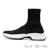 Topphastighet 2021 3.0 Socks Shoes Men Womens Designer Black White Yellow Paris Sneakers Mens Women Sock Sports Shoe 35-45